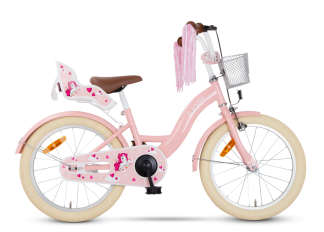 SJOEF Dolly Meisjesfiets 18 inch | 5-7 Jaar | Unicorn | Roze