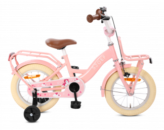 SJOEF Classic Meisjesfiets 14 inch - Roze (tweede kansje)