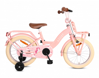 SJOEF Classic Meisjesfiets 16 inch - Roze