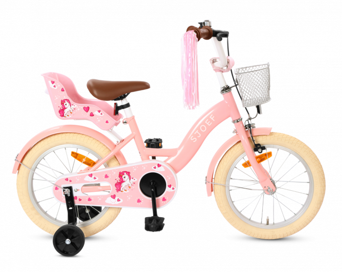 Crack pot optellen tanker SJOEF Dolly Meisjesfiets 16 inch - Roze