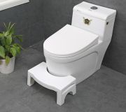 Toiletsquat opvouwbaar toiletkruk toiletkrukje wc krukje poep kruk vooraanzicht